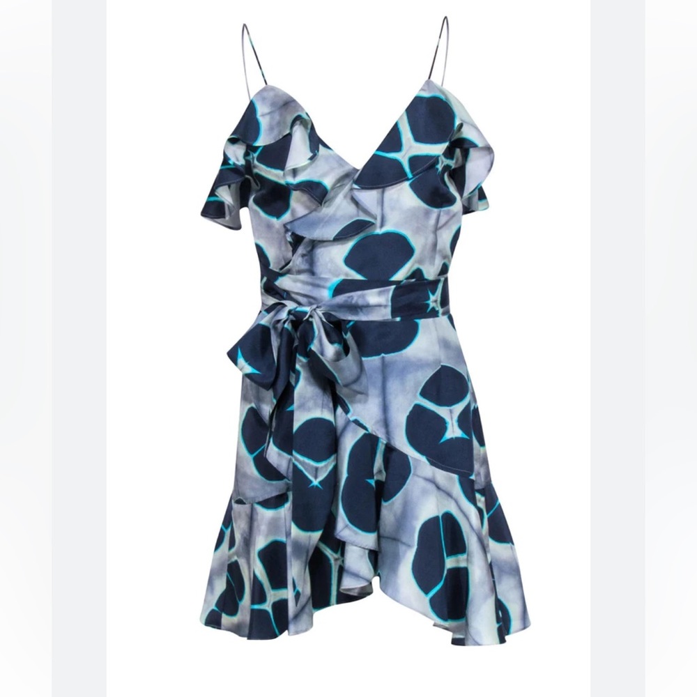 EUC Alexis Wrap Silk Kalani Dress Size Small